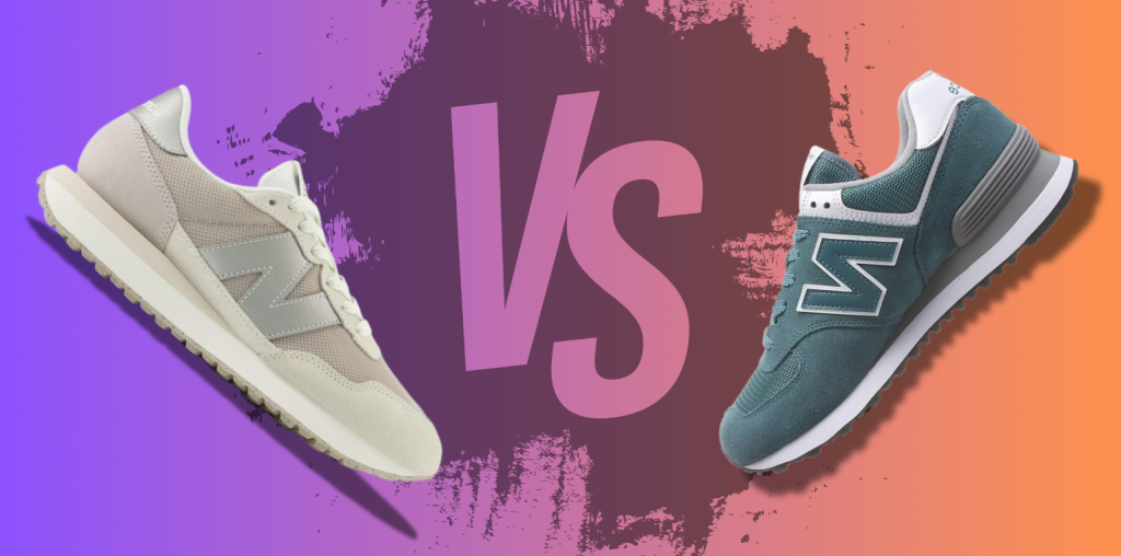 New Balance 237 Vs 574 (Womens)