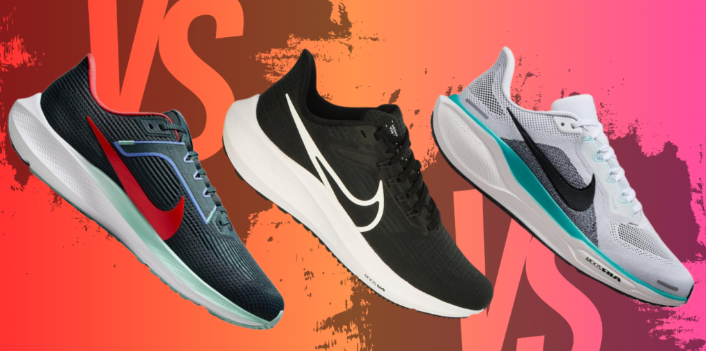 Nike Pegasus 39 vs 40 vs 41